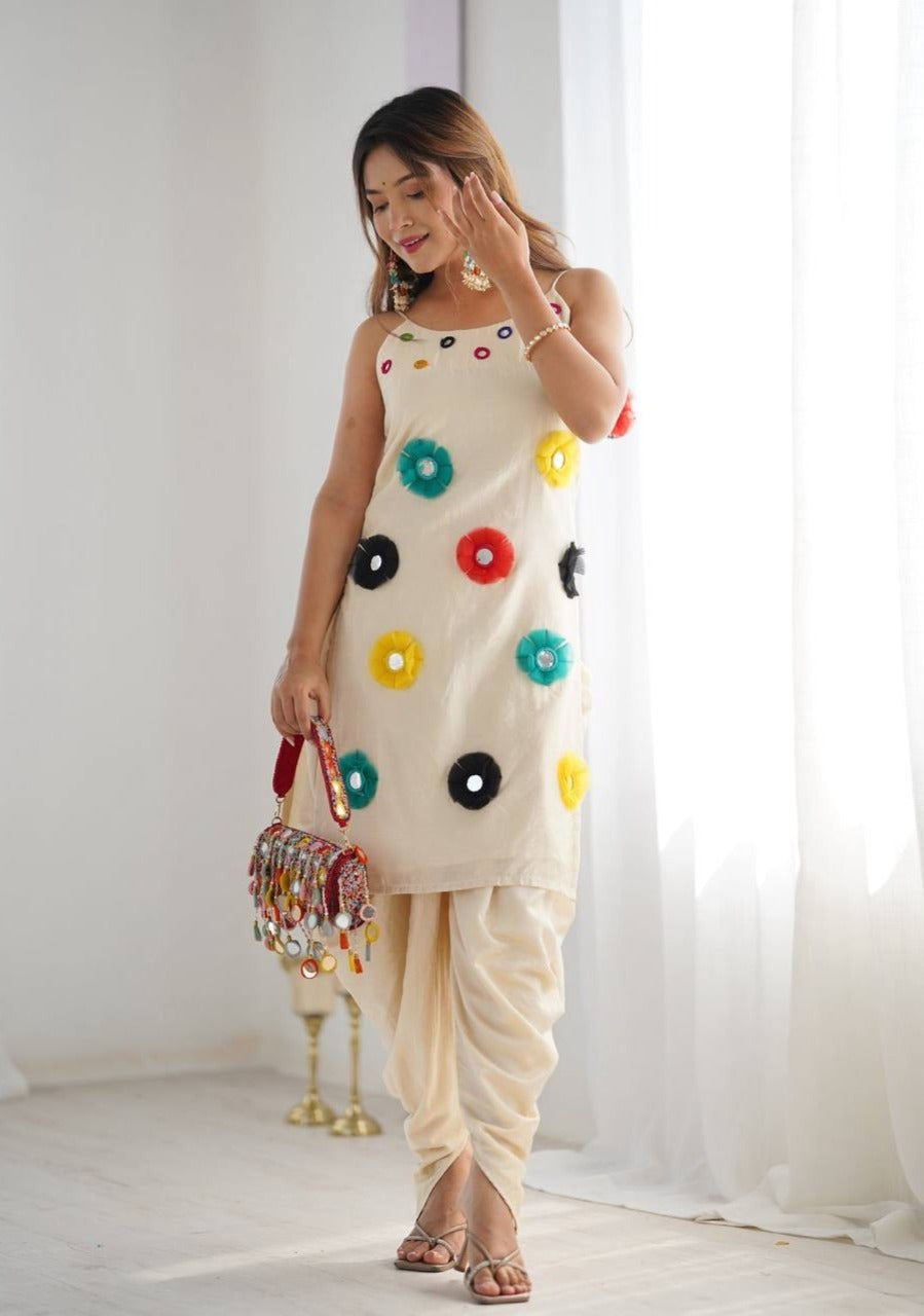 White Colour Trendy & Comfortable Kurta Set