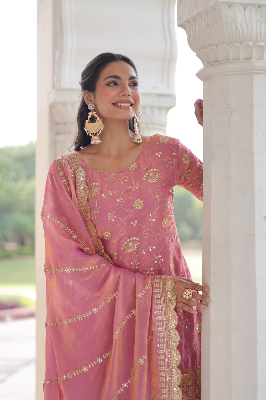 DESIGNER READYMADE TOP-SHARARA-DUPATTA COLLECTIONS