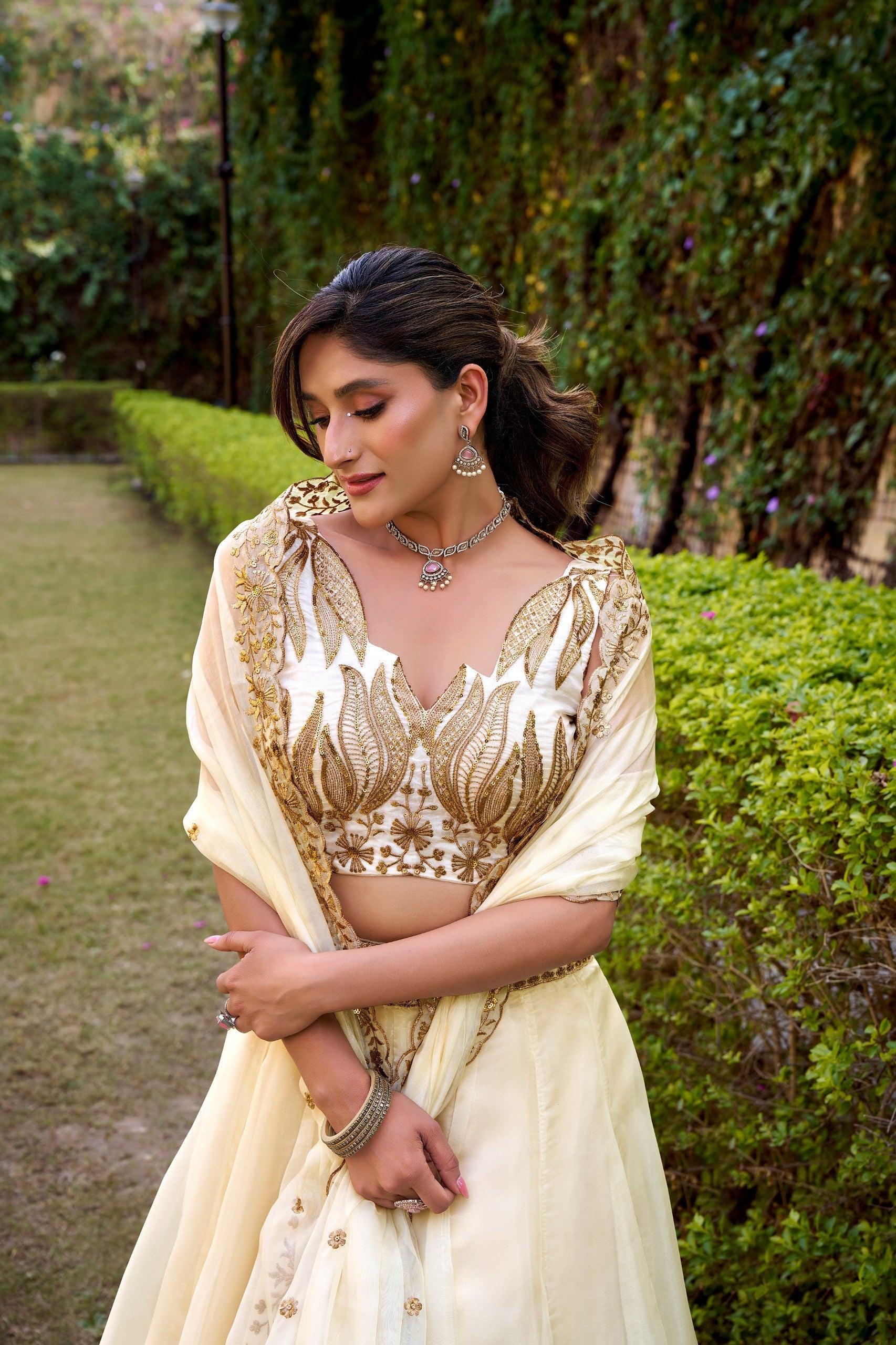 Ethereal Chanda Silk Lehenga Set Crafted For Modern Royalty