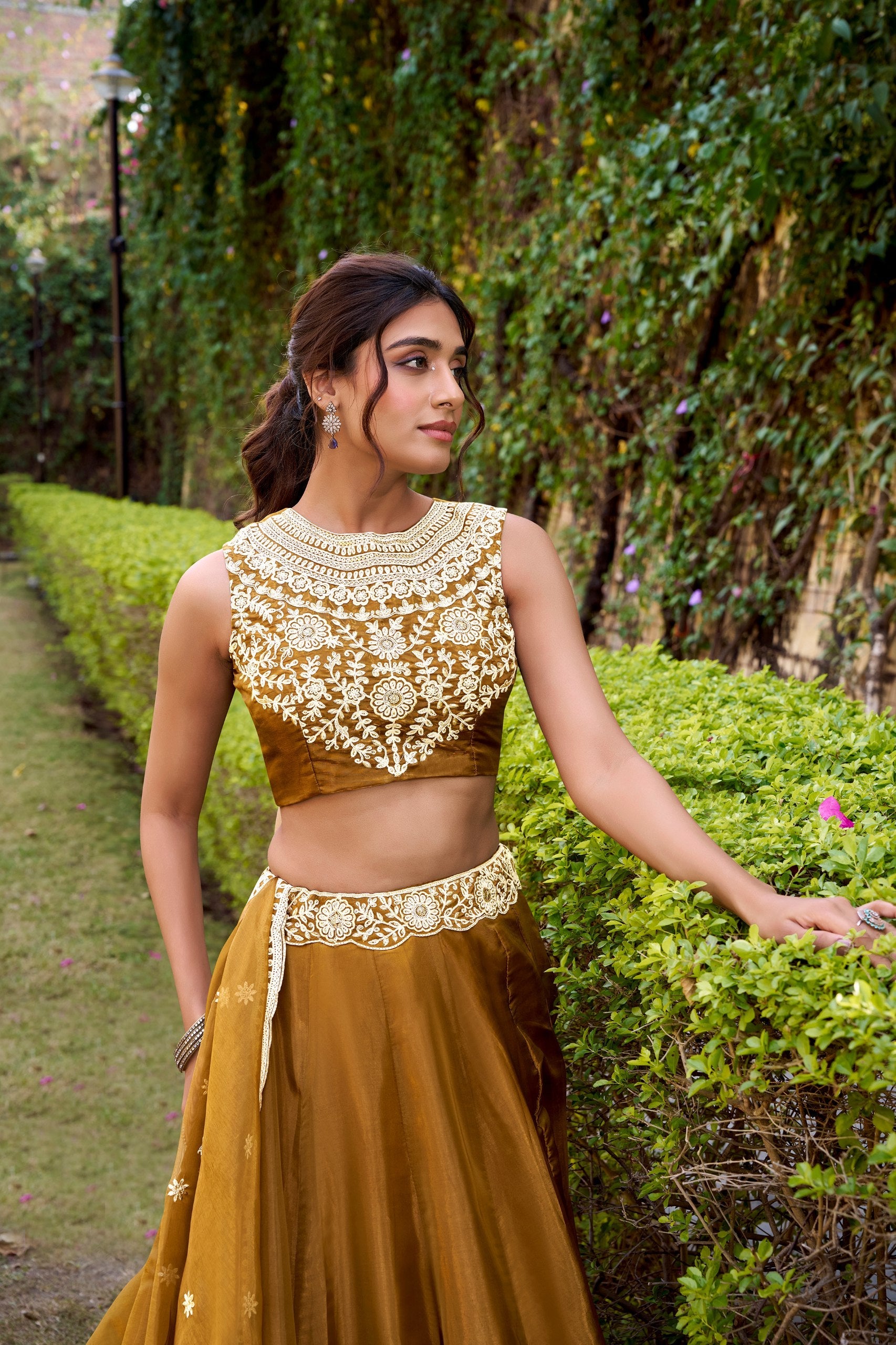 Ethereal Chanda Silk Lehenga Set Crafted For Modern Royalty