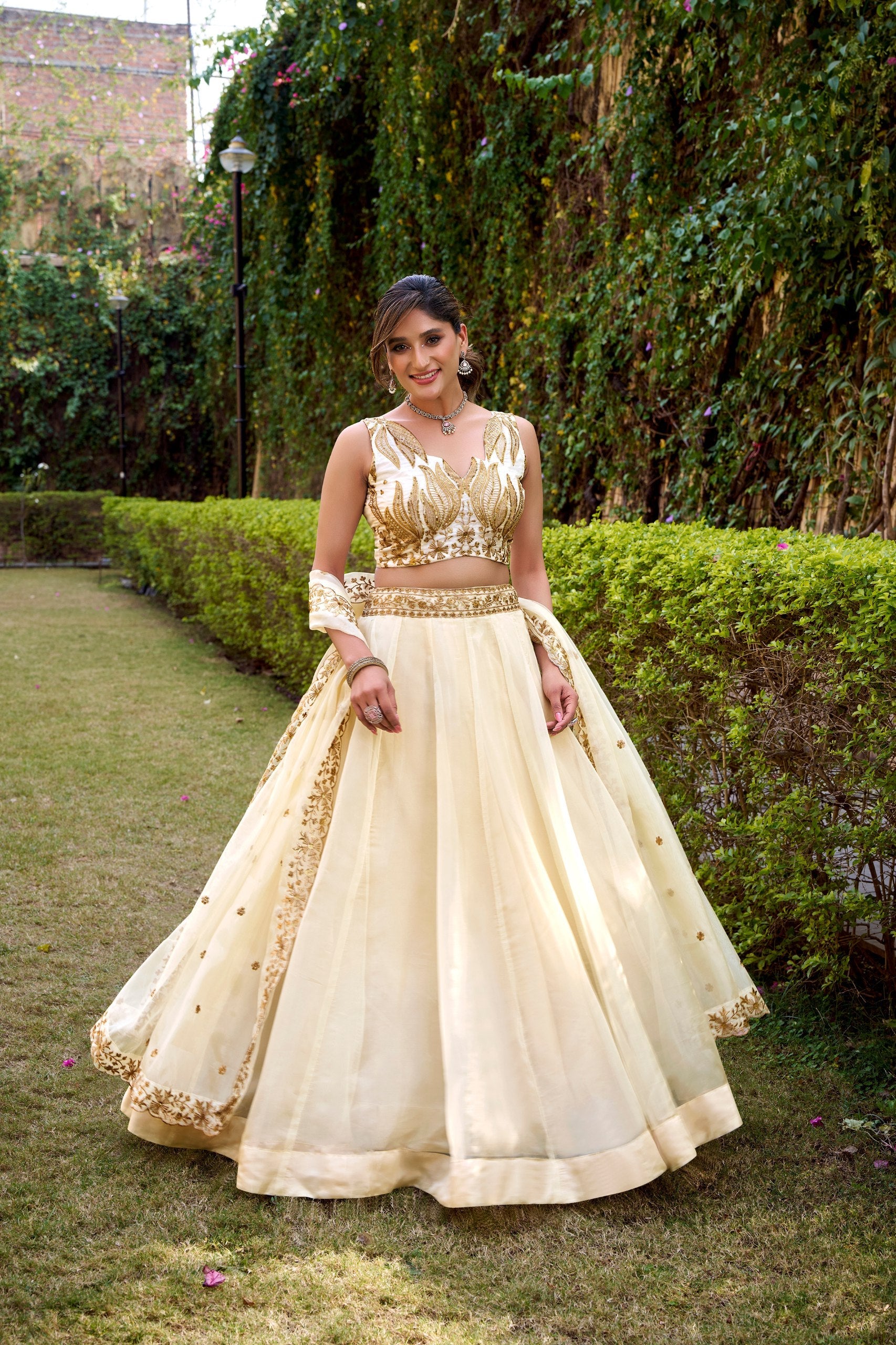 Ethereal Chanda Silk Lehenga Set Crafted For Modern Royalty
