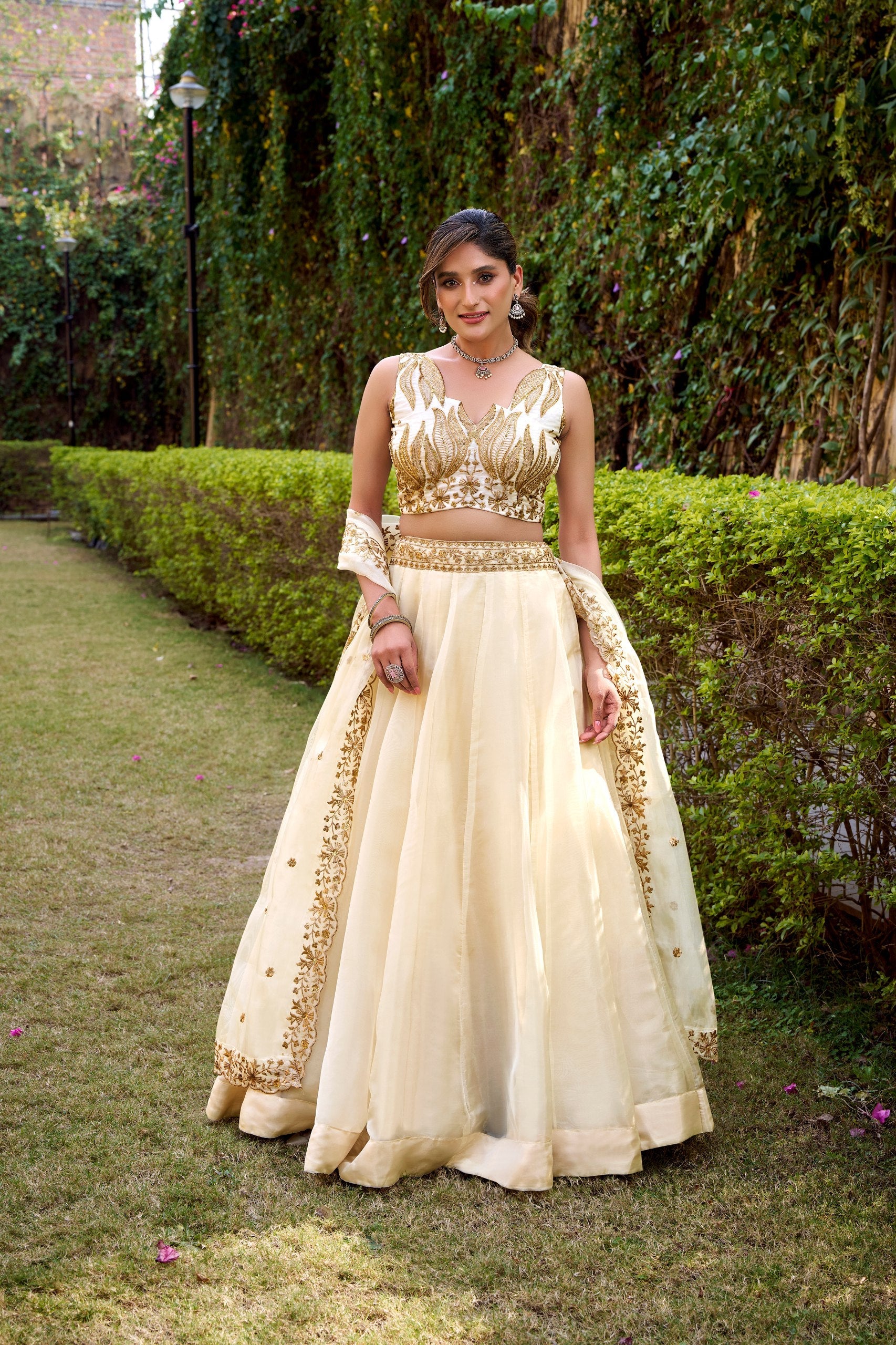 Ethereal Chanda Silk Lehenga Set Crafted For Modern Royalty