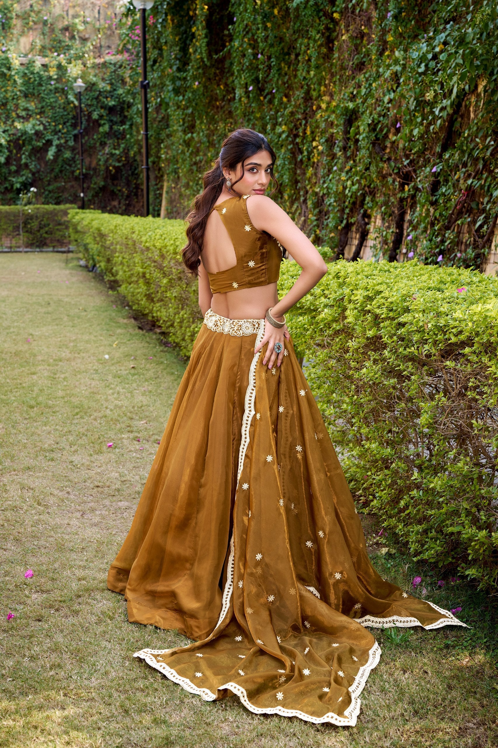Ethereal Chanda Silk Lehenga Set Crafted For Modern Royalty