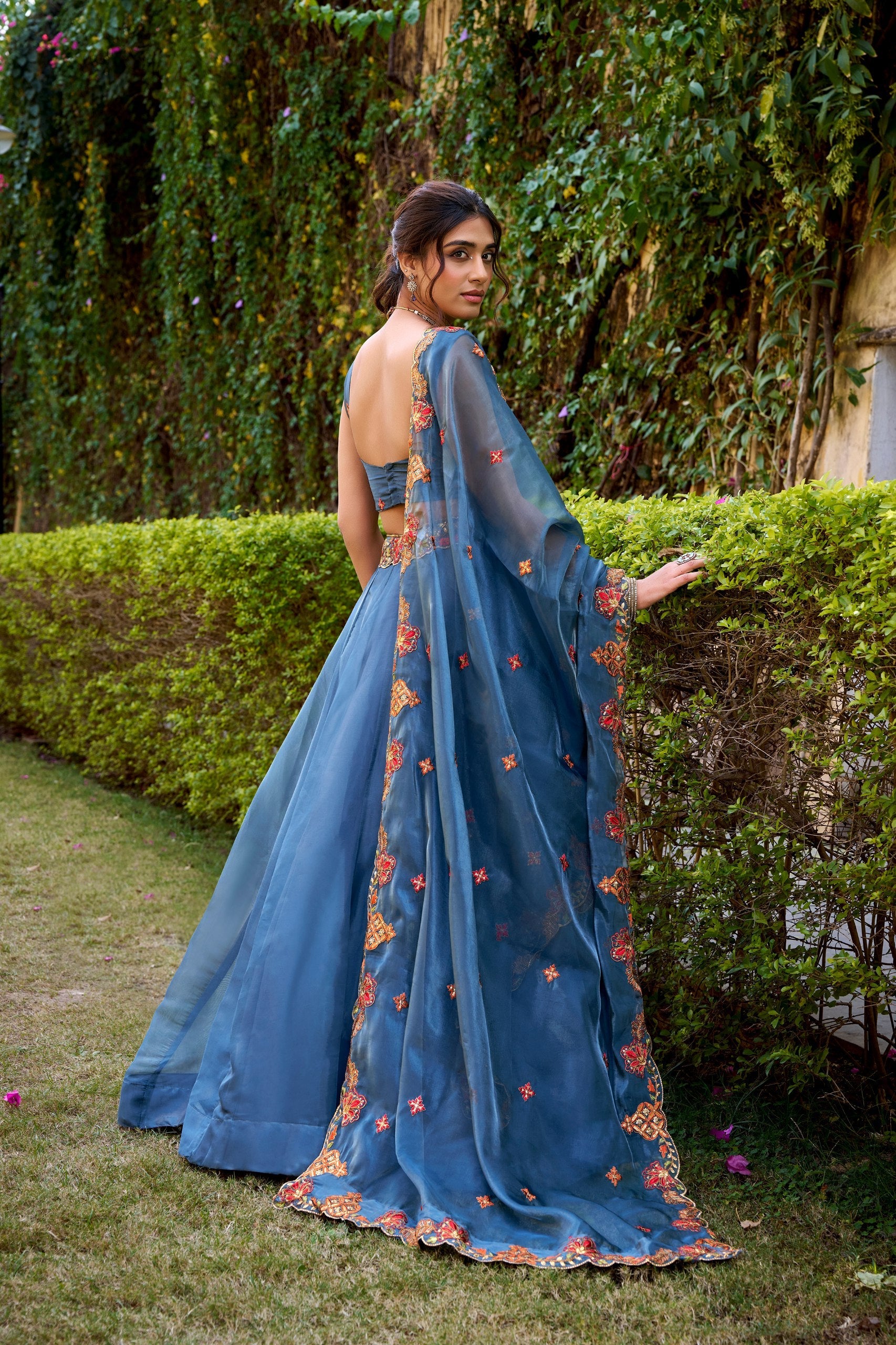 Ethereal Chanda Silk Lehenga Set Crafted For Modern Royalty