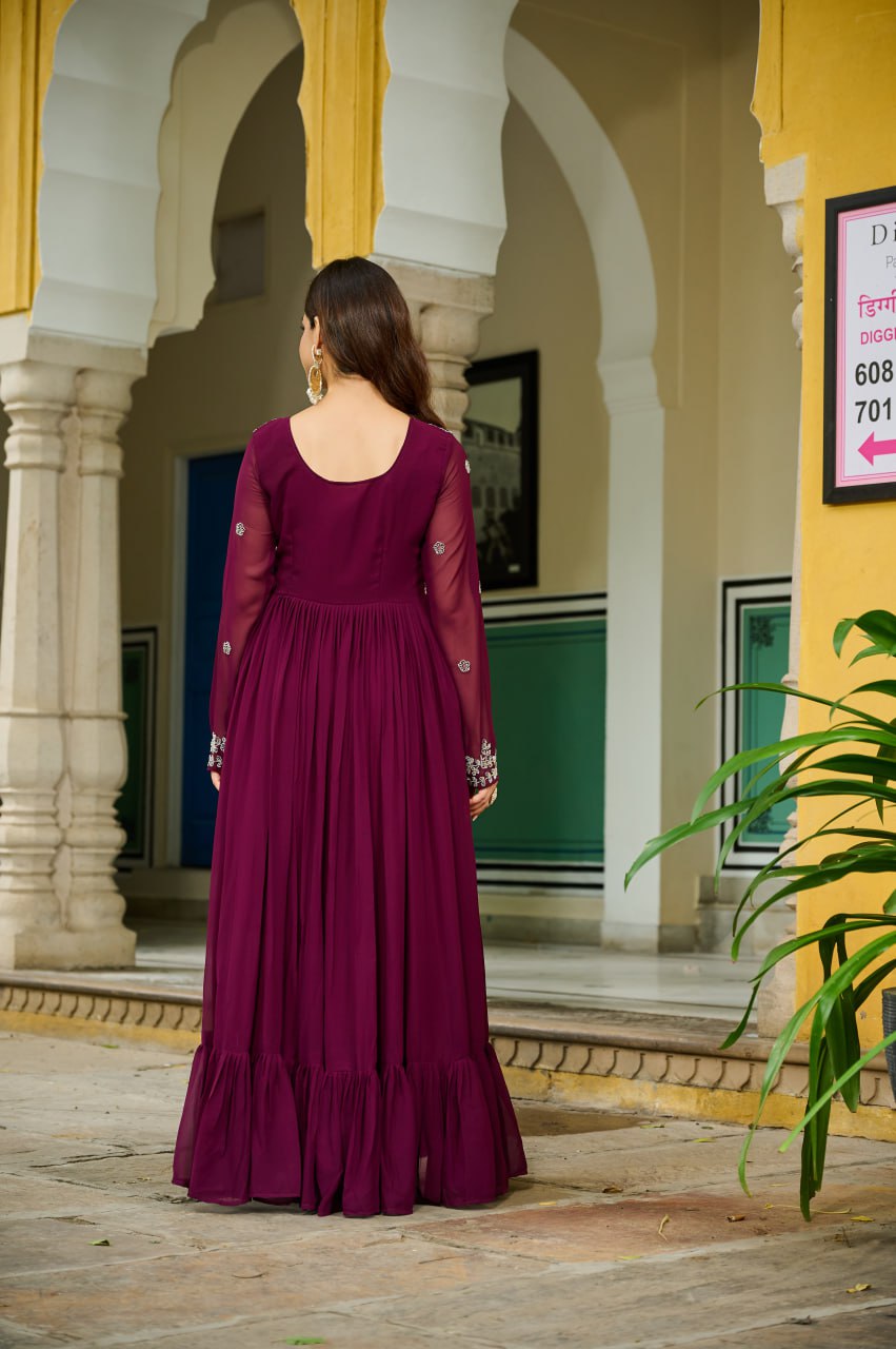 DESIGNER READYMADE GOWN-DUPATTA COLLECTIONS