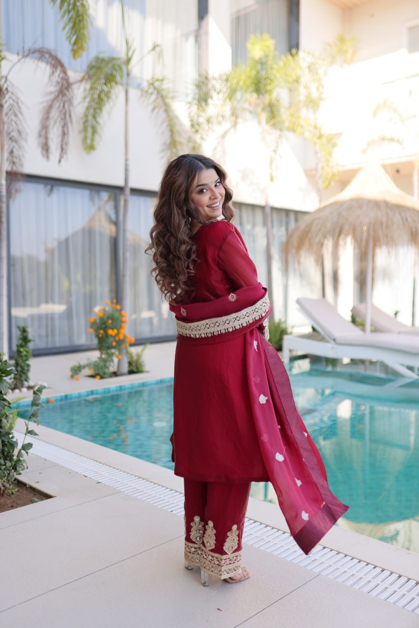 PREMIUM DESIGNER READYMADE TOP-PANT-DUPATTA COLLECTIONS