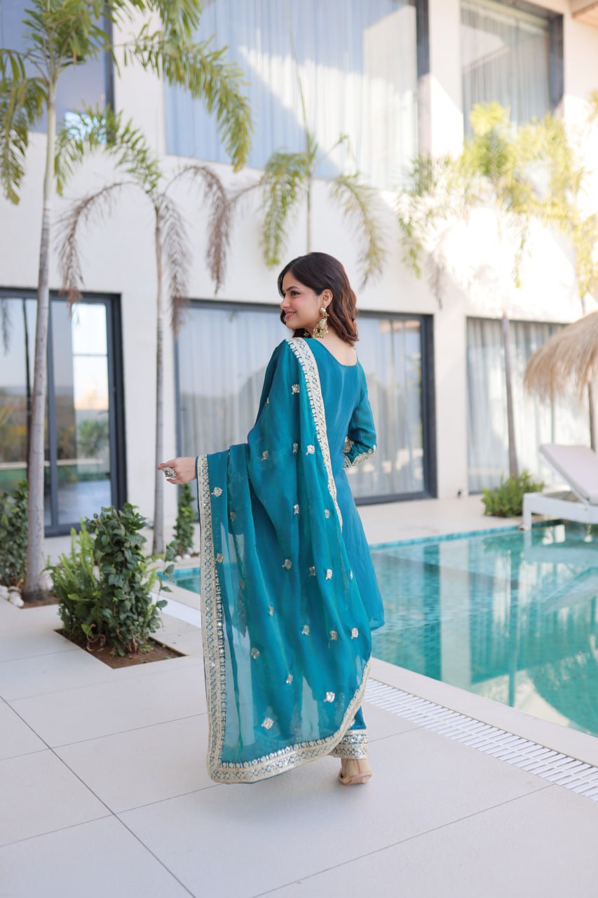 PREMIUM DESIGNER READYMADE TOP-PANT-DUPATTA COLLECTIONS