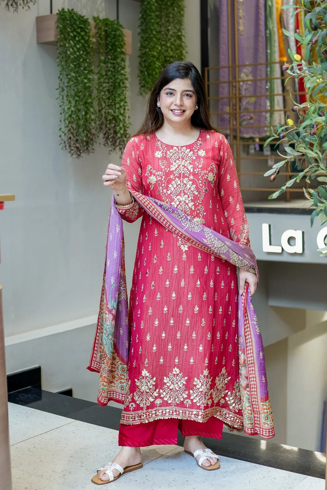 Women Hand Embroidered Suit Set