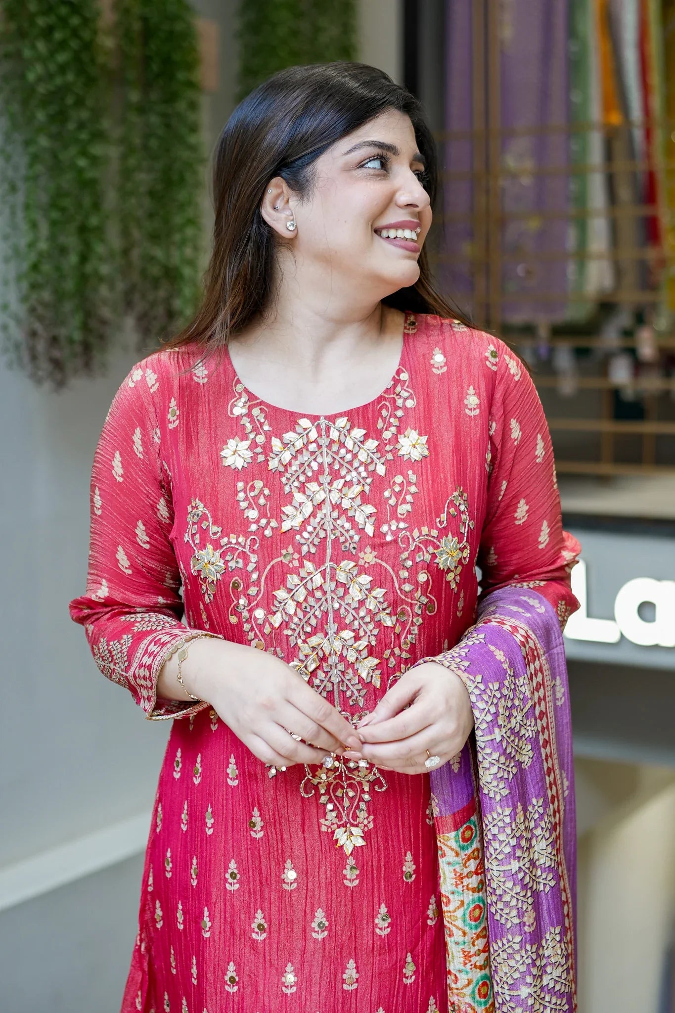 Women Hand Embroidered Suit Set