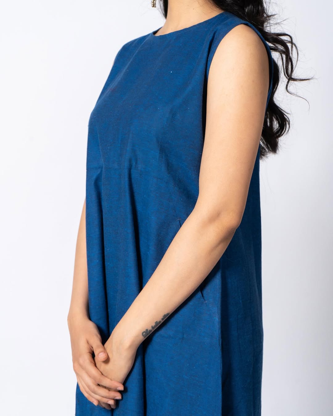 Women's Cotton Kurta pant sets - Blue