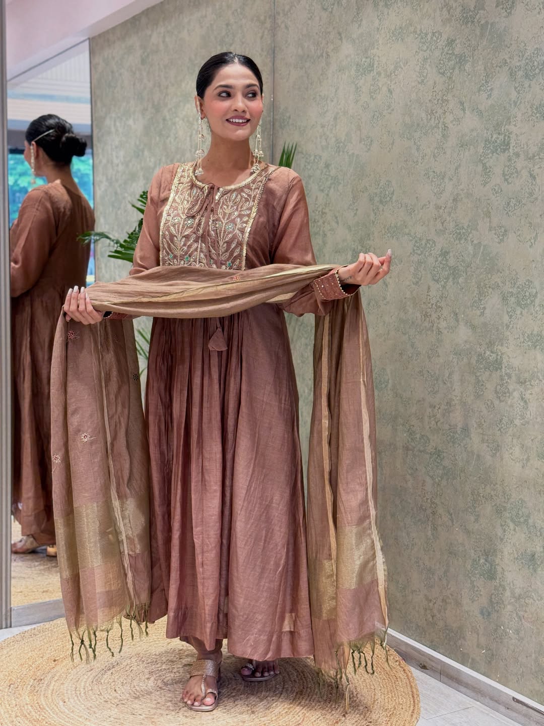 WEDDING SPECIAL PURE MUL CHANDERI SUIT SET