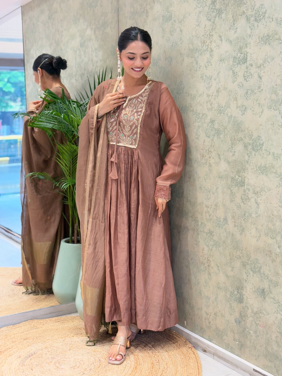 WEDDING SPECIAL PURE MUL CHANDERI SUIT SET