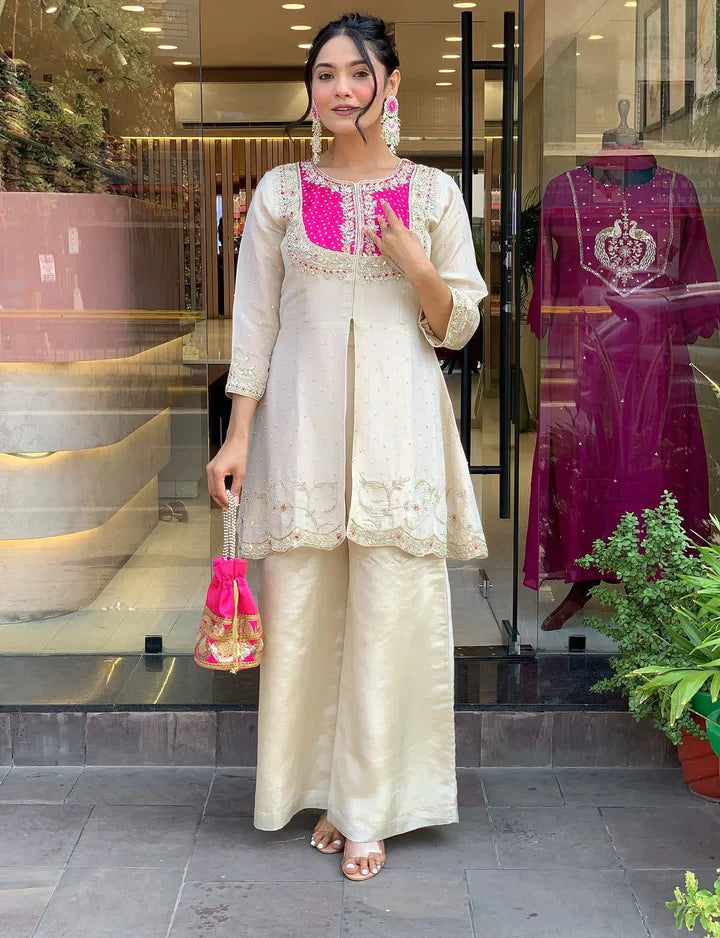 Festival Wear Embroidered Co-Ord Set