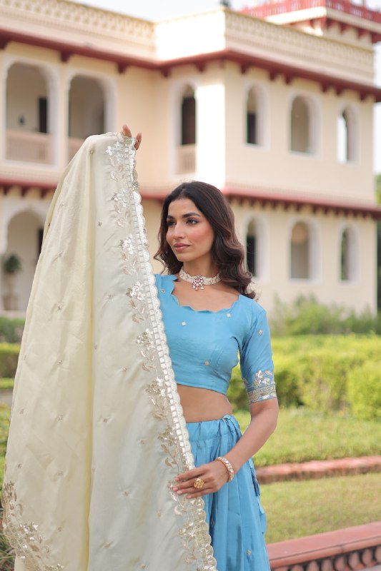💗 LAHENAGA CHOLI READYMADE DUPATTA SET 💃🏻