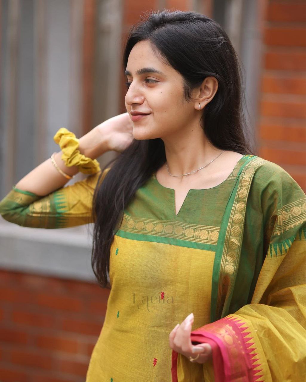 Storm Of Inspiration Cotton Kurti Set