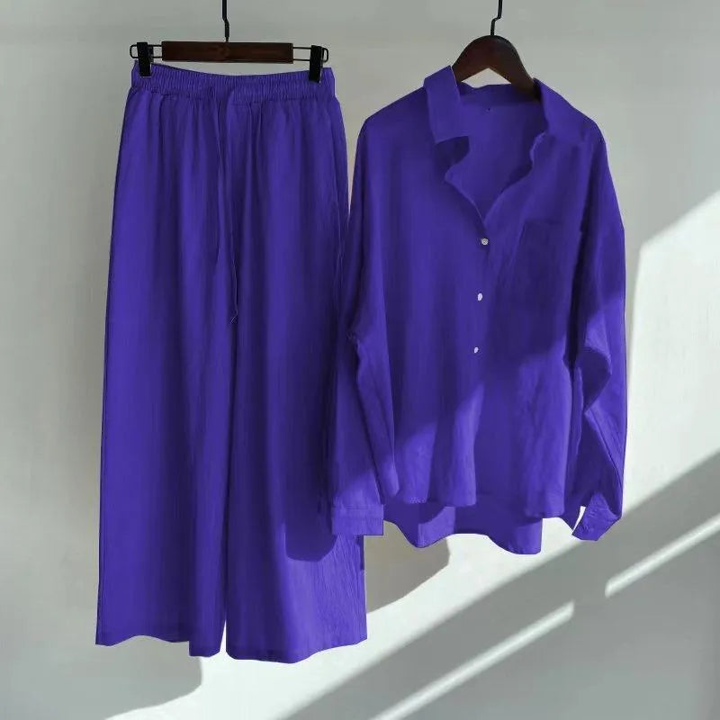 Women’s Cotton Two-Piece Set
