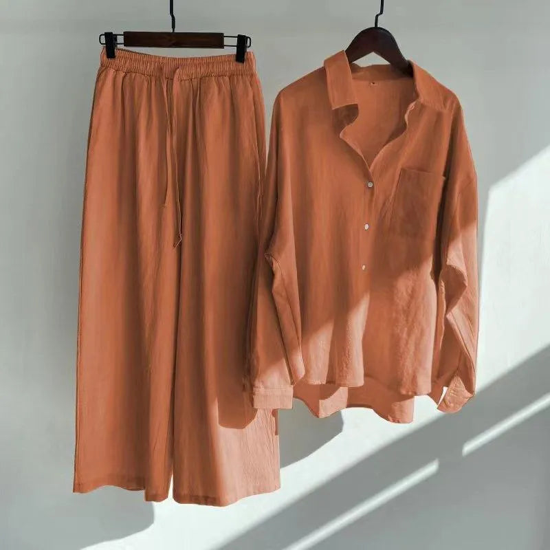 Women’s Cotton Two-Piece Set