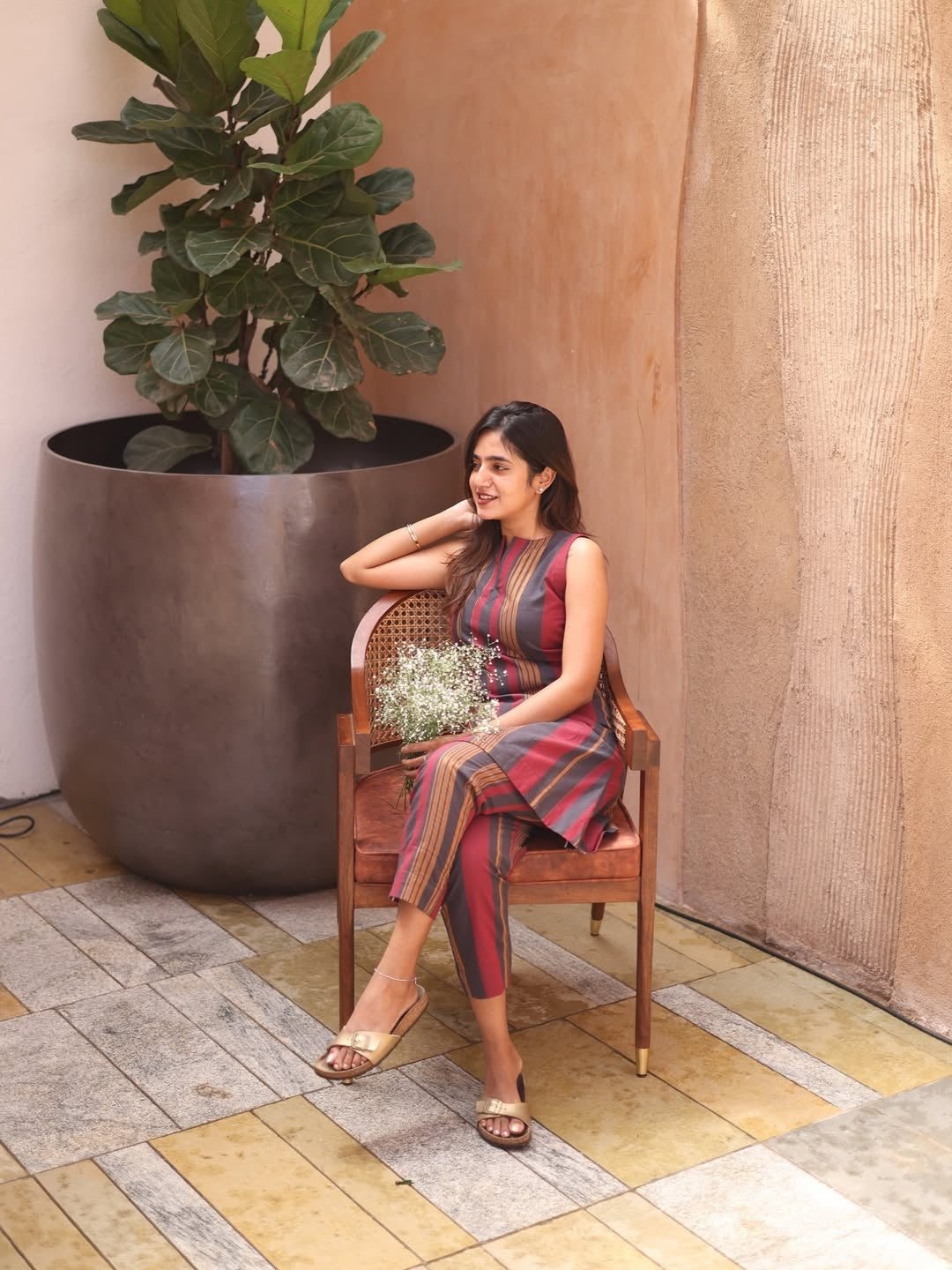 Summer Bloom Printed Cotton Co-ord Set